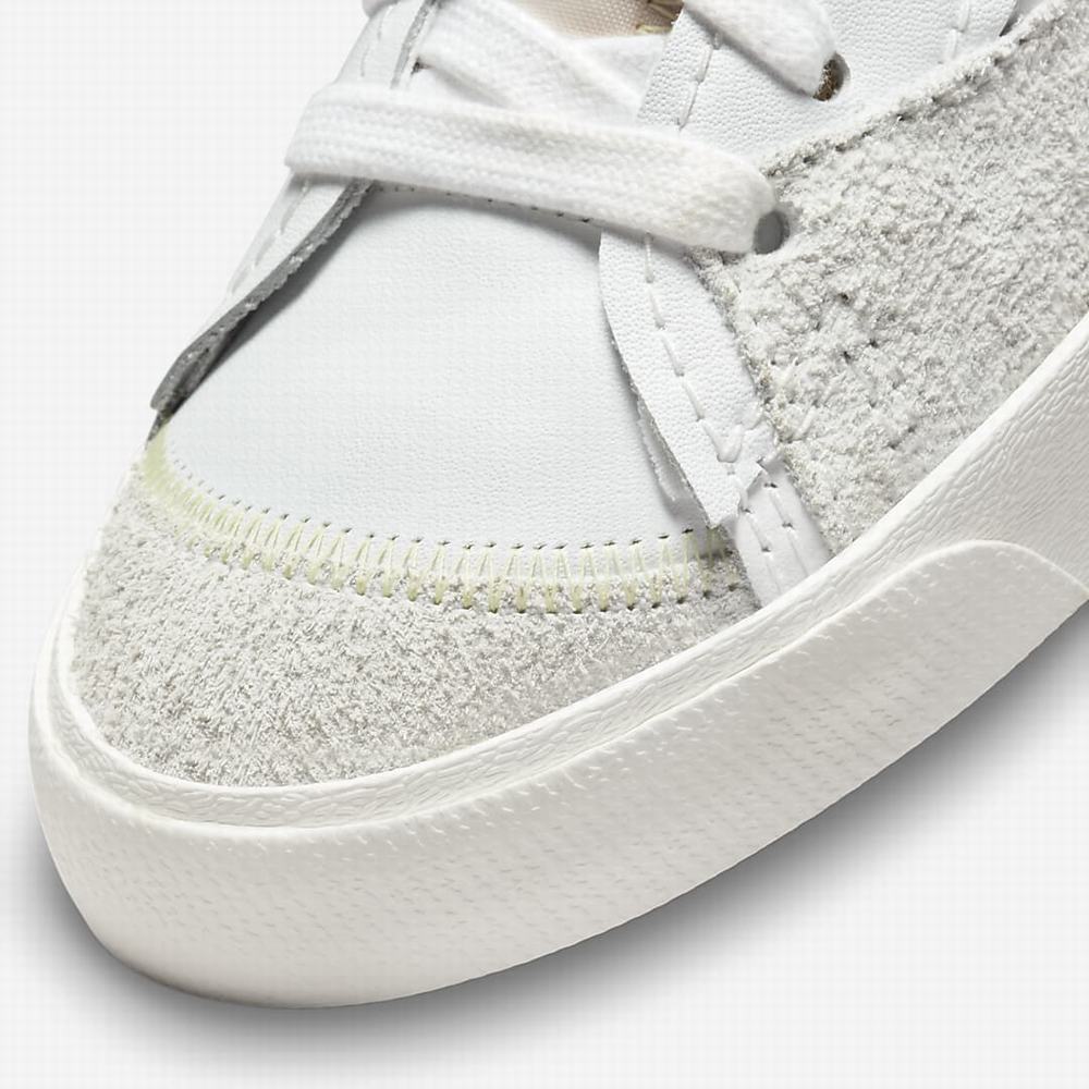 Nike Blazer Mid '77 Jumbo Férfi Utcai Cipő Fehér Zöld | NI2517-C40