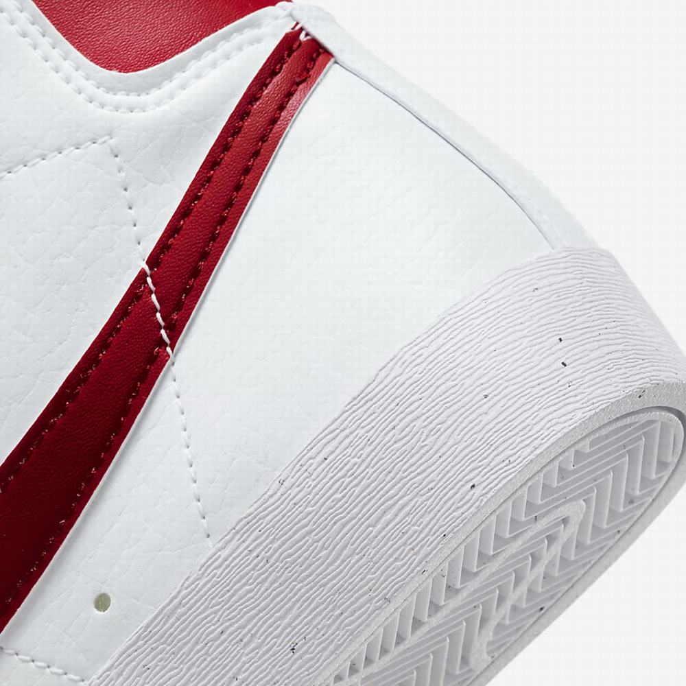 Nike Blazer Mid '77 Next Nature Női Utcai Cipő Fehér Fekete Piros | NI3795-W74