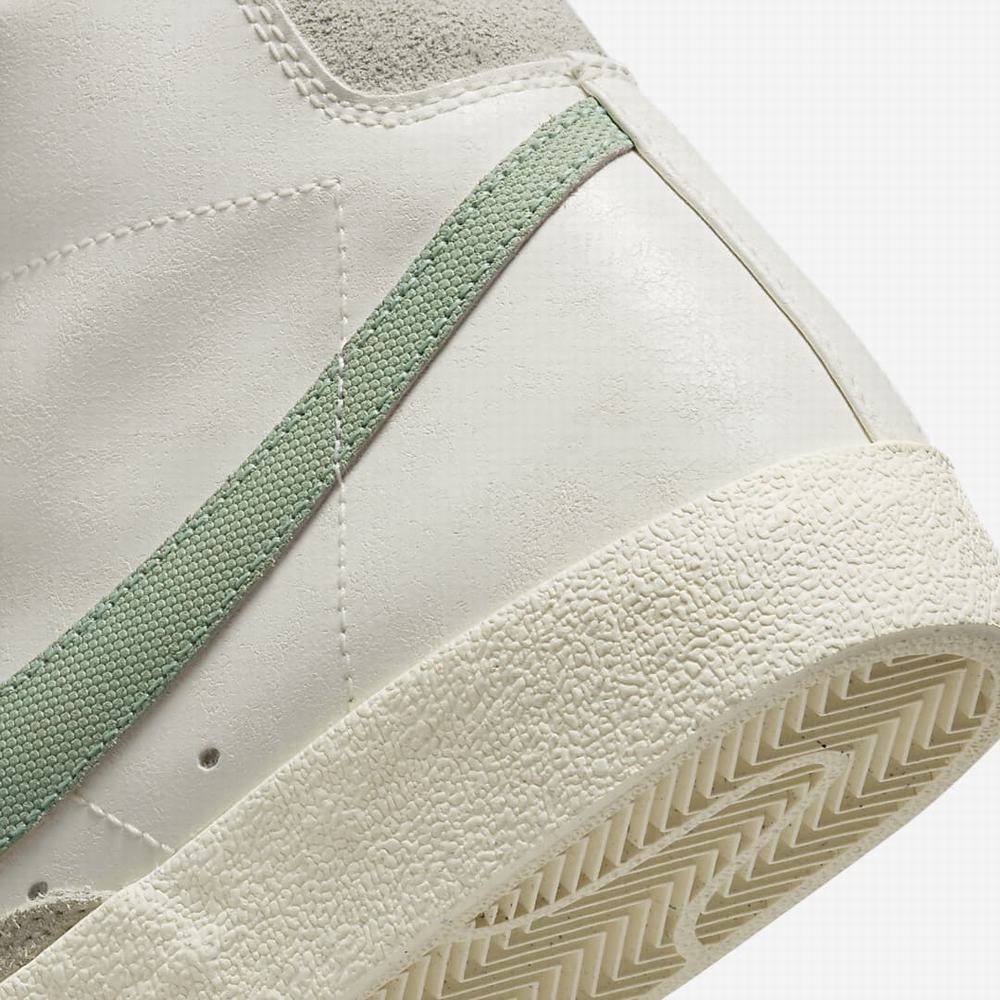Nike Blazer Mid '77 PRM Férfi Utcai Cipő Bézs Zöld | NI5469-E14