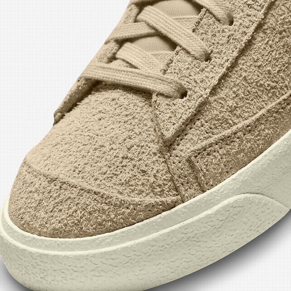 Nike Blazer Mid '77 Premium Férfi Utcai Cipő Barna Narancssárga Világos Csokoládé | NI8091-M71