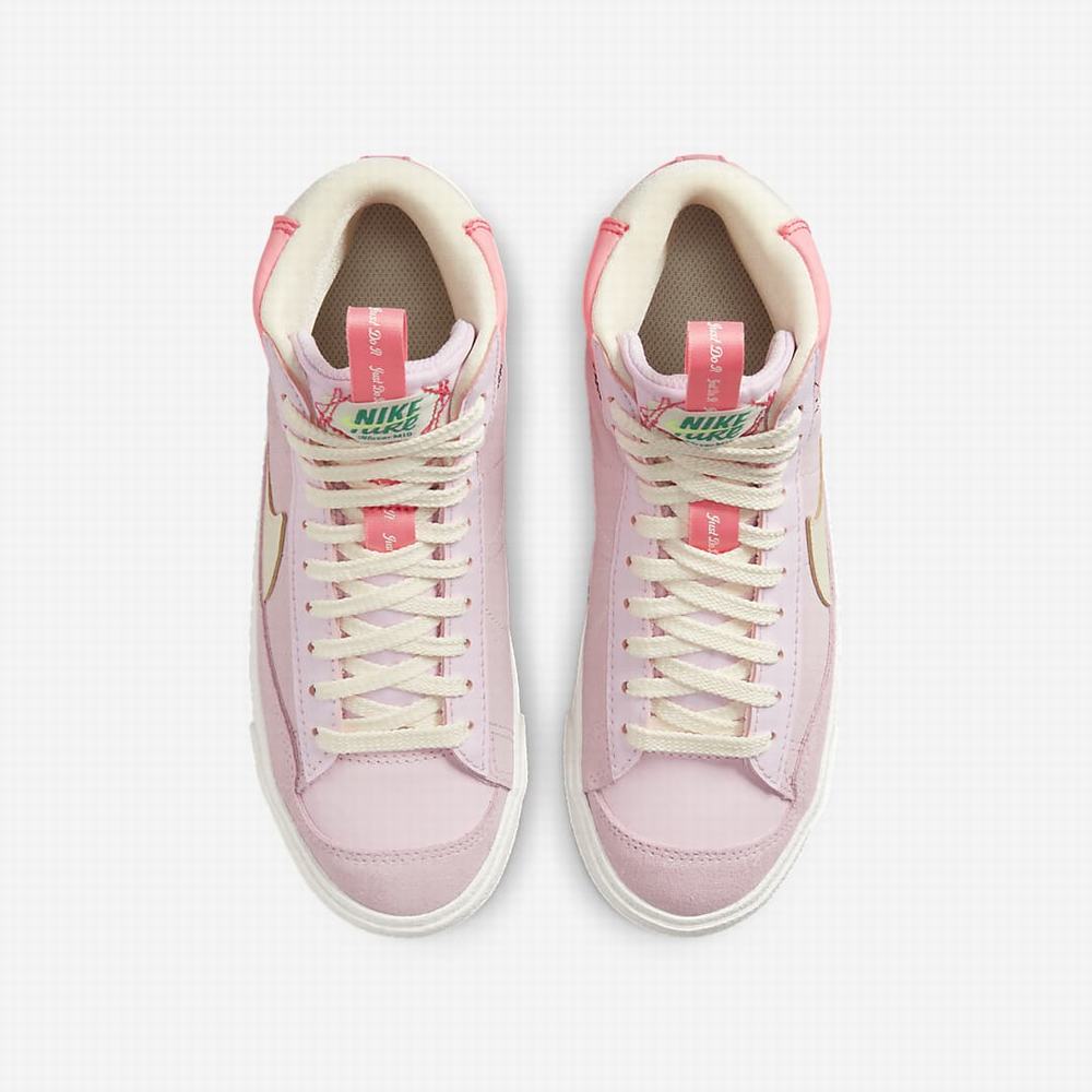 Nike Blazer Mid '77 SE Dance Gyerek Utcai Cipő Rózsaszín Fehér | NI1286-N92