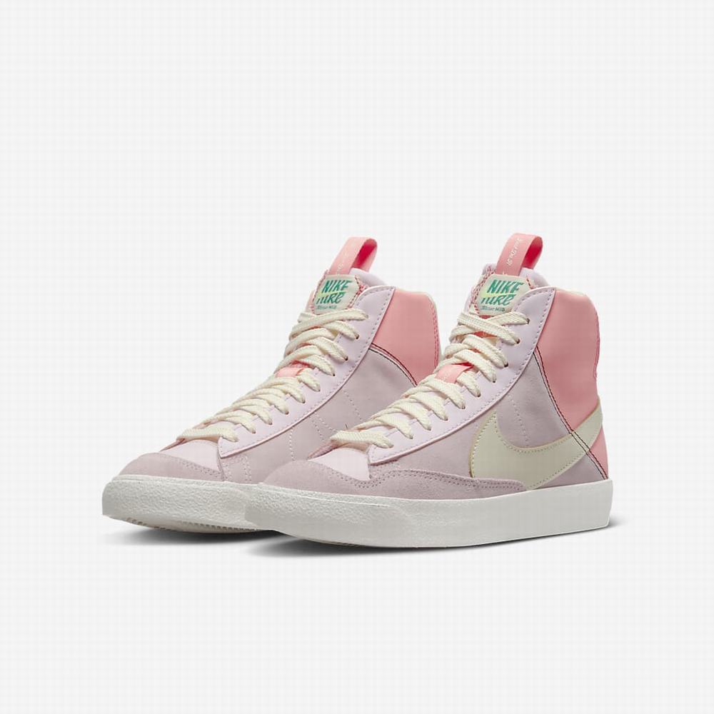 Nike Blazer Mid '77 SE Dance Gyerek Utcai Cipő Rózsaszín Fehér | NI1286-N92