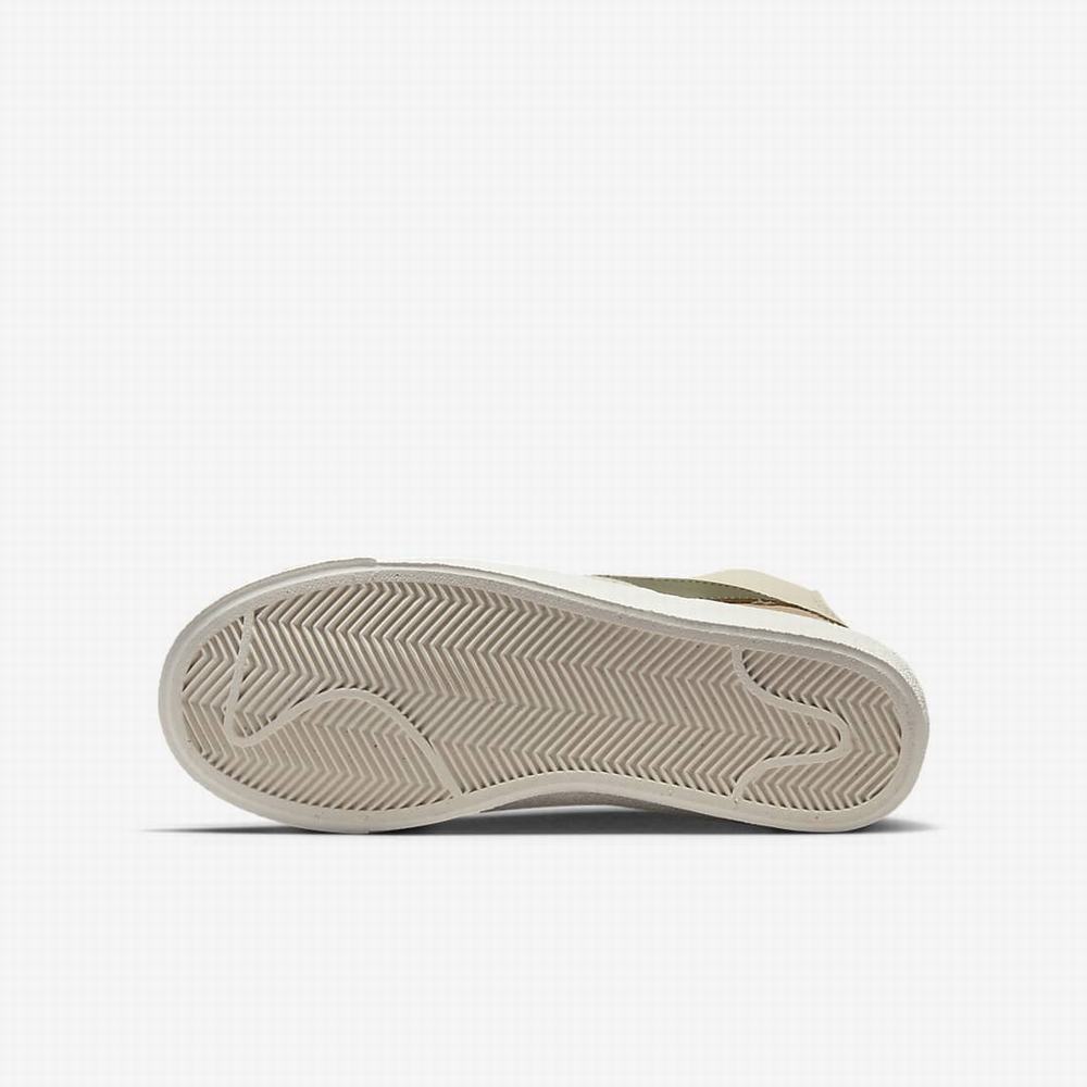Nike Blazer Mid '77 SE Dance Gyerek Utcai Cipő Barna Világos Titán Olivazöld | NI9034-B85
