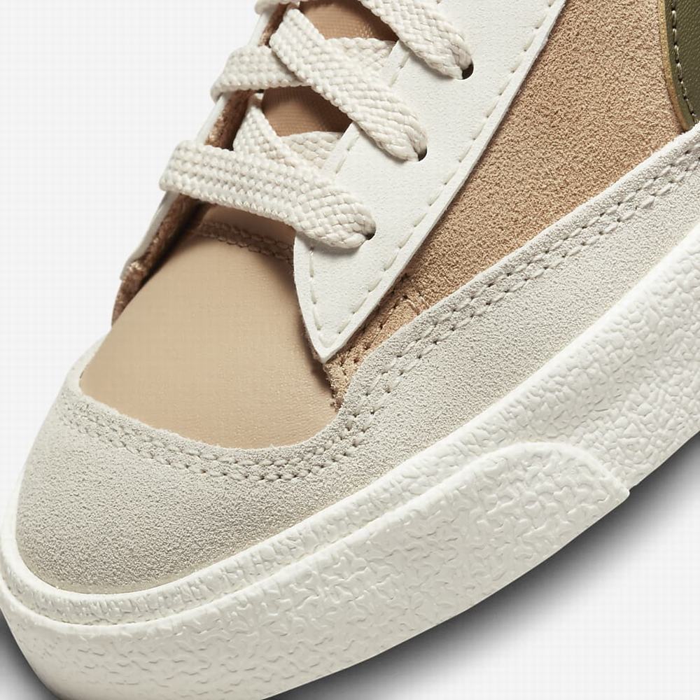 Nike Blazer Mid '77 SE Dance Gyerek Utcai Cipő Barna Világos Titán Olivazöld | NI9034-B85