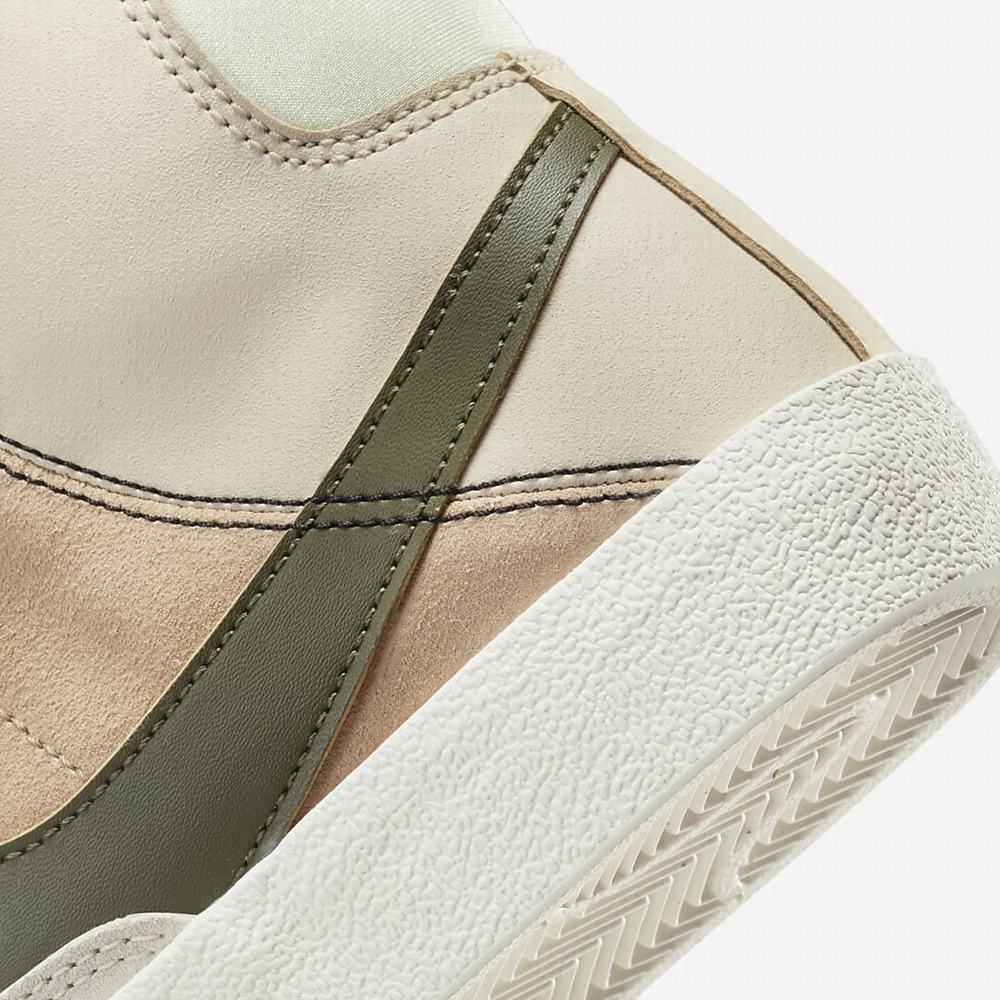 Nike Blazer Mid '77 SE Dance Gyerek Utcai Cipő Barna Világos Titán Olivazöld | NI9034-B85