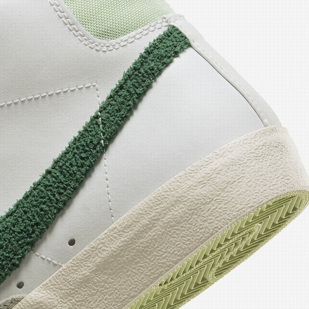 Nike Blazer Mid '77 Vintage Női Utcai Cipő Fehér Világos Titán Narancssárga Zöld | NI1027-Z37