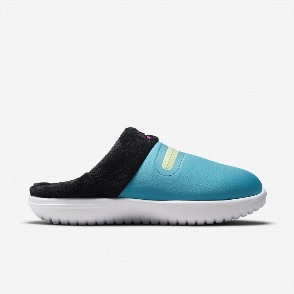 Nike Burrow Női Papucs Türkiz Kék Világos Zöld Fekete Piros Lila | NI8307-E39