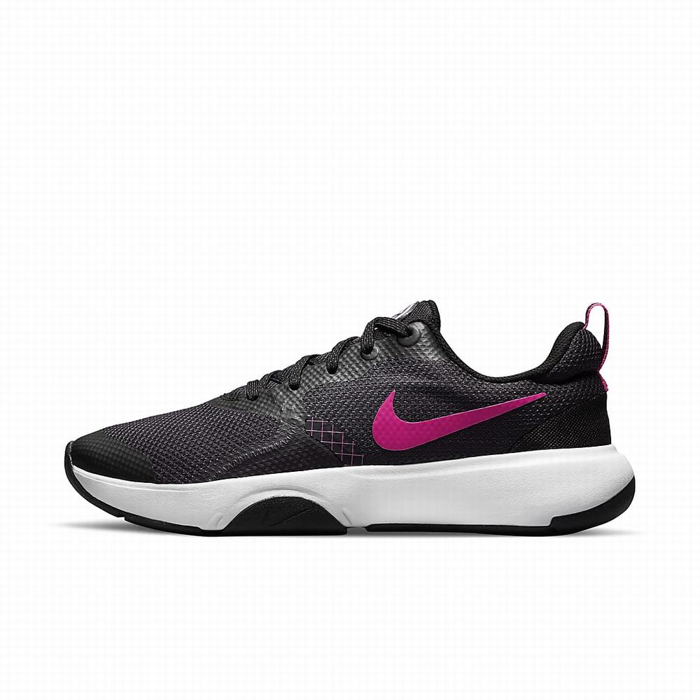 Nike City Rep TR Női Edzőcipő Fekete Lila Rózsaszín | NI5603-Q73