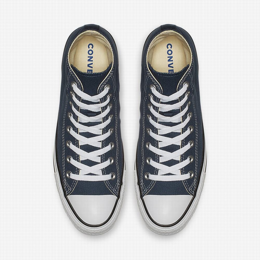 Nike Converse Chuck Taylor All Star High Top Férfi Utcai Cipő Sötétkék | NI5296-V09