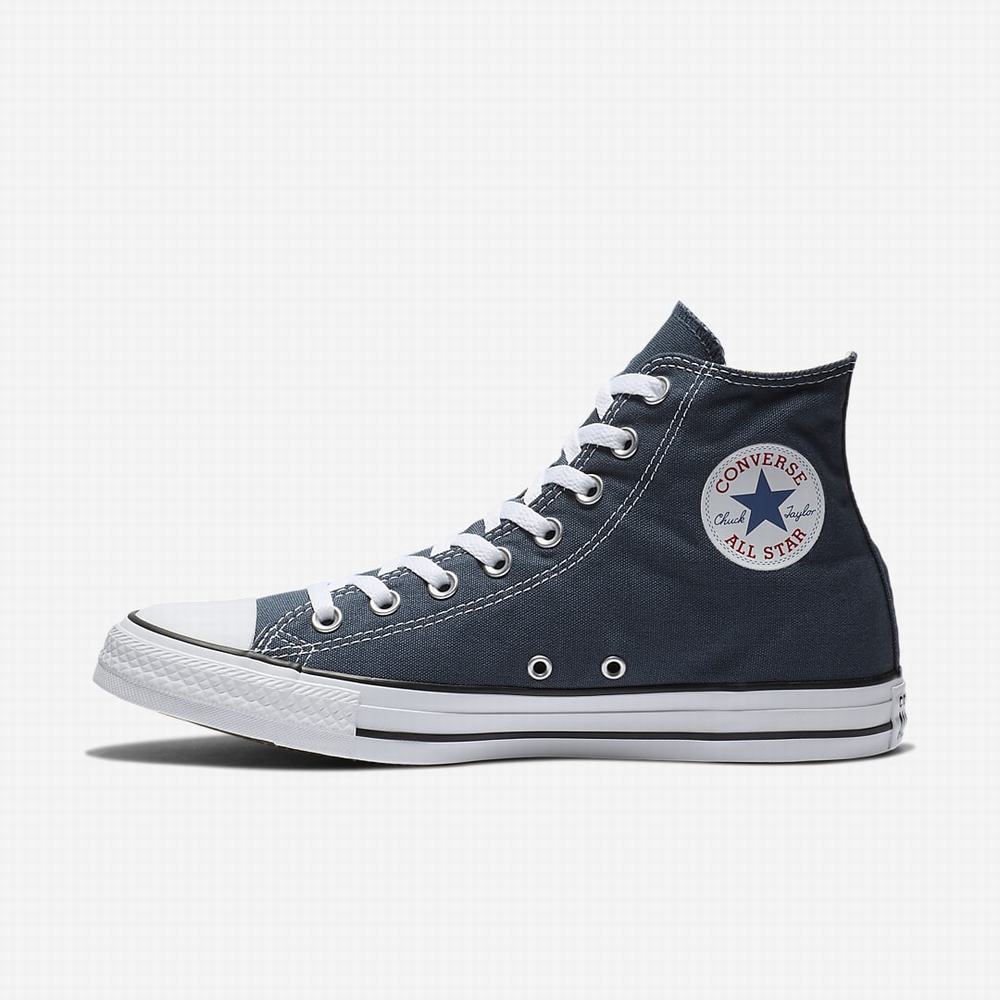 Nike Converse Chuck Taylor All Star High Top Férfi Utcai Cipő Sötétkék | NI5296-V09