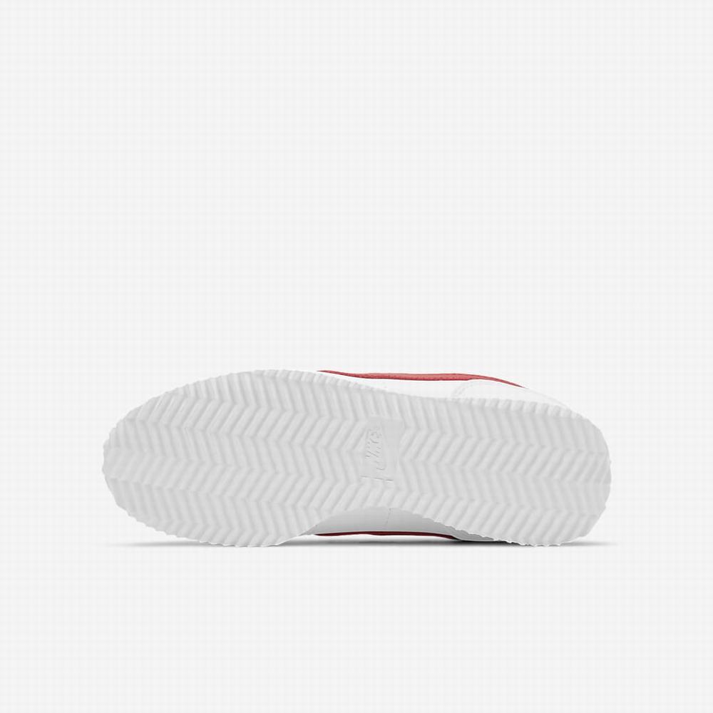 Nike Cortez Basic Gyerek Utcai Cipő Fehér Királykék Fekete Piros | NI8163-N20
