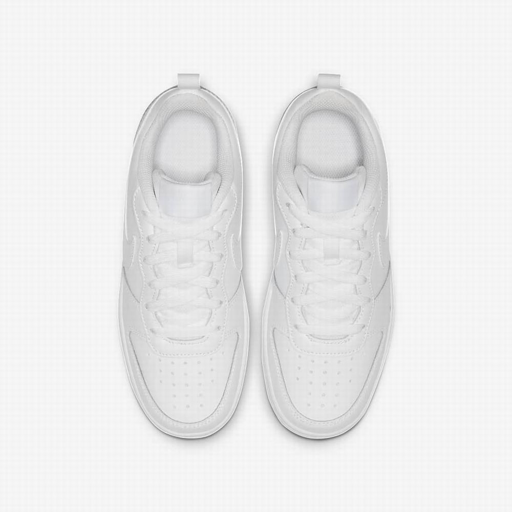 Nike Court Borough Low 2 Gyerek Utcai Cipő Fehér | NI0653-X15