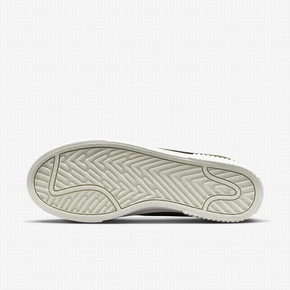 Nike Court Legacy Lift Női Utcai Cipő Olivazöld Narancssárga Fekete | NI1850-N50