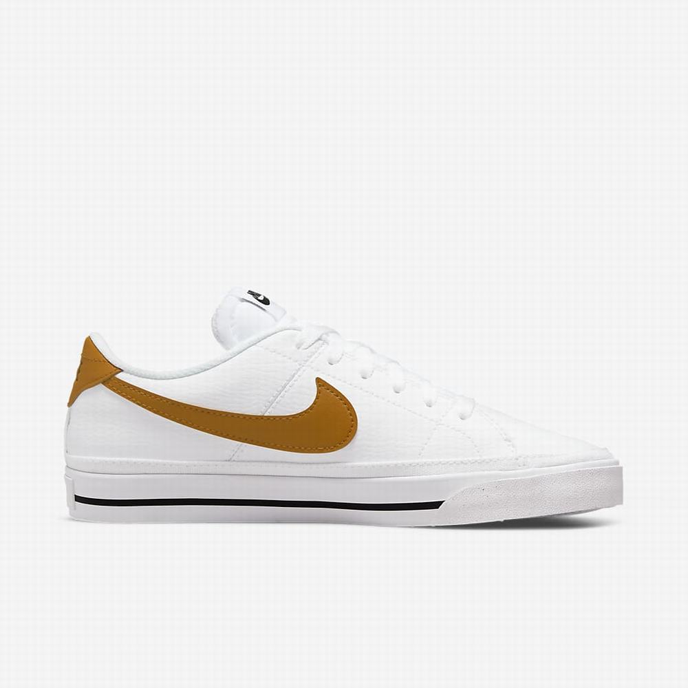Nike Court Legacy Next Nature Női Utcai Cipő Fehér Fekete Arany | NI1802-H57