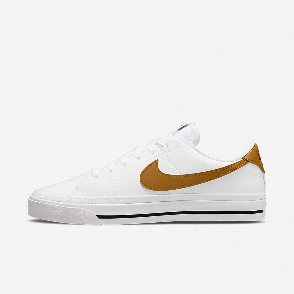 Nike Court Legacy Next Nature Női Utcai Cipő Fehér Fekete Arany | NI1802-H57