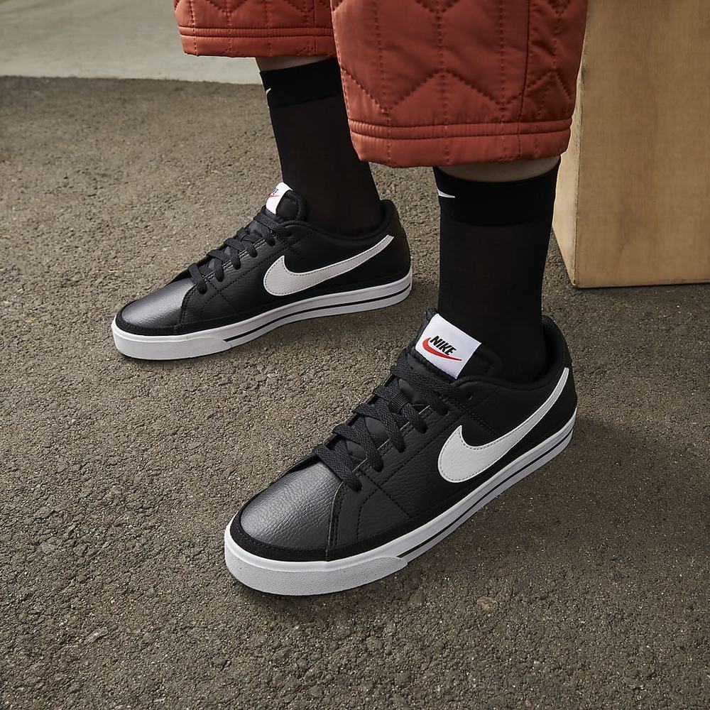 Nike Court Legacy Next Nature Női Utcai Cipő Fekete Narancssárga Fehér | NI1964-L50