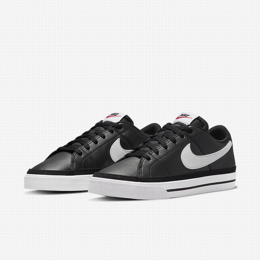 Nike Court Legacy Next Nature Női Utcai Cipő Fekete Narancssárga Fehér | NI1964-L50
