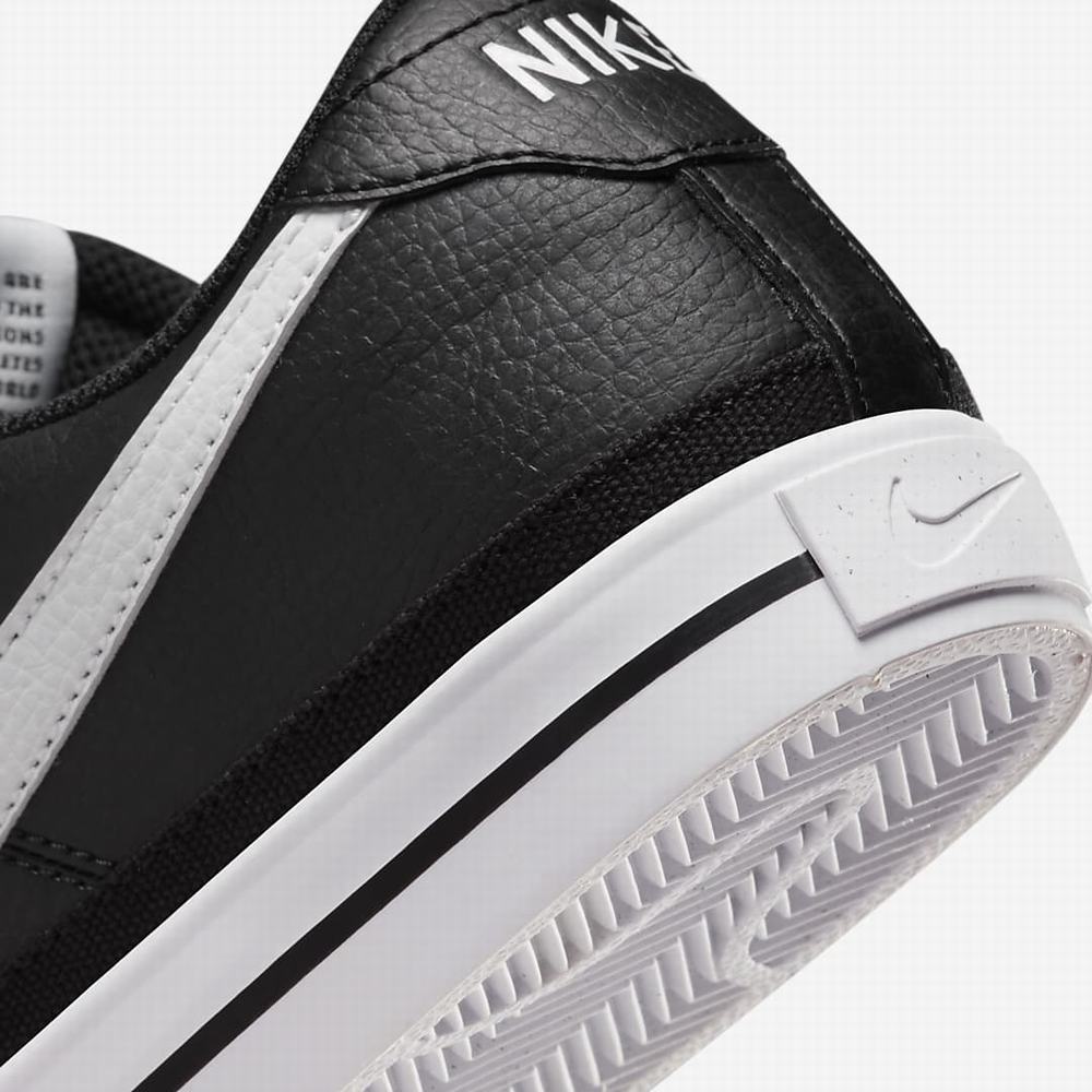 Nike Court Legacy Next Nature Női Utcai Cipő Fekete Narancssárga Fehér | NI1964-L50