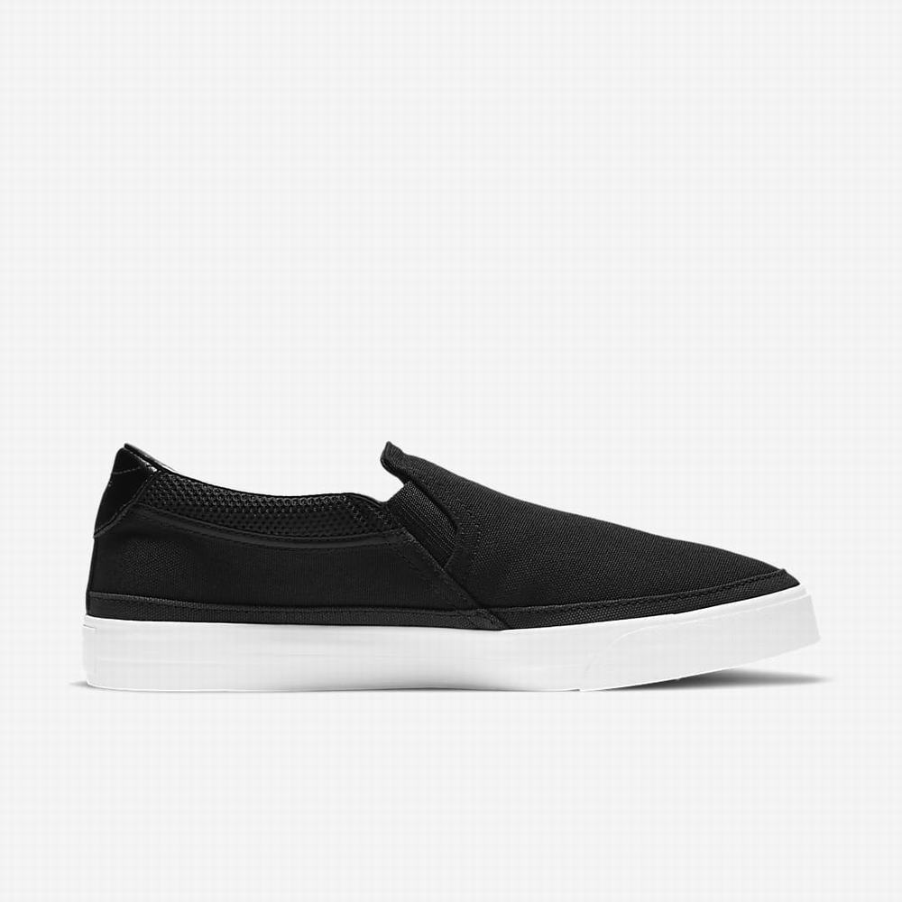 Nike Court Legacy Női Utcai Cipő Fekete Platina Fehér | NI2745-T25