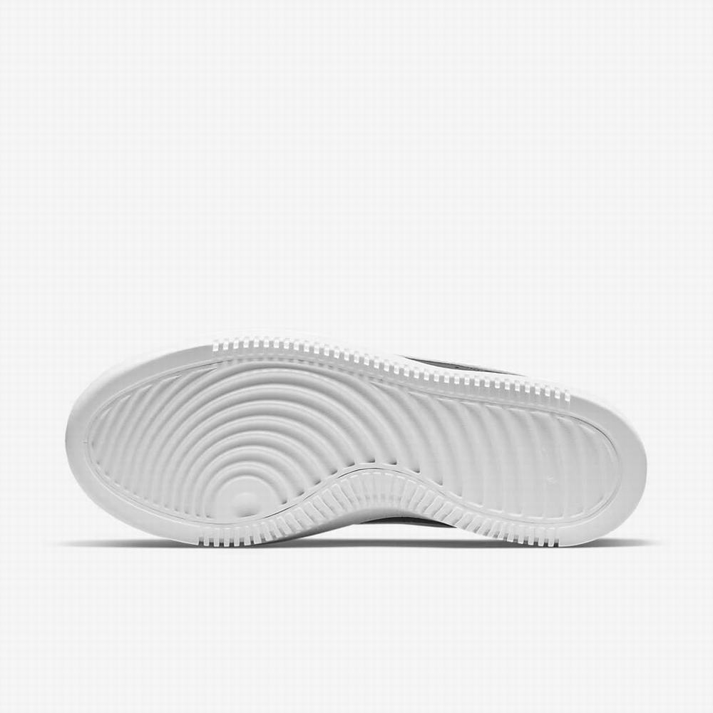 Nike Court Vision Alta Női Utcai Cipő Fekete Fehér | NI3461-K60