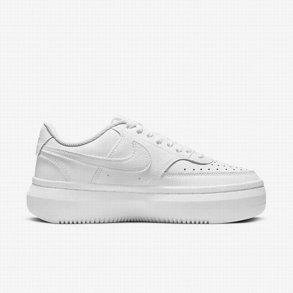 Nike Court Vision Alta Női Utcai Cipő Szürke Fehér Szürke | NI1368-Q62