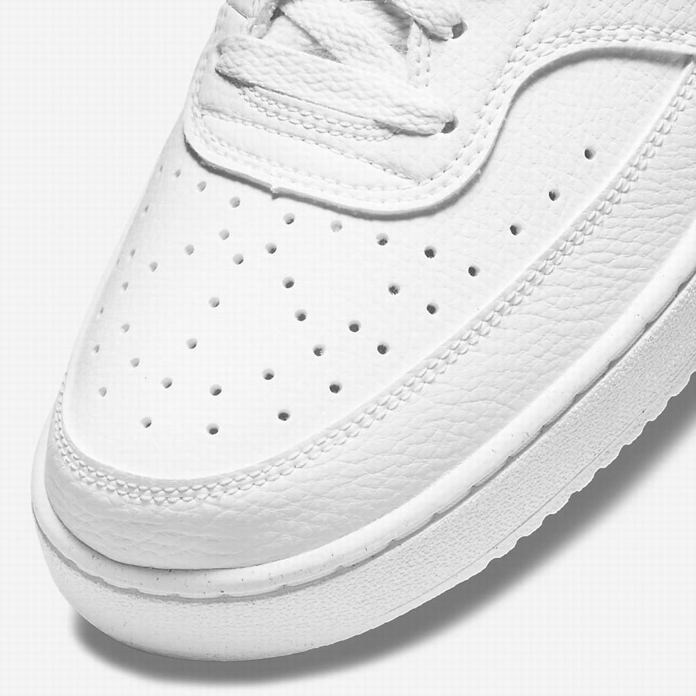 Nike Court Vision Low Next Nature Férfi Utcai Cipő Fehér Fekete | NI2381-N13
