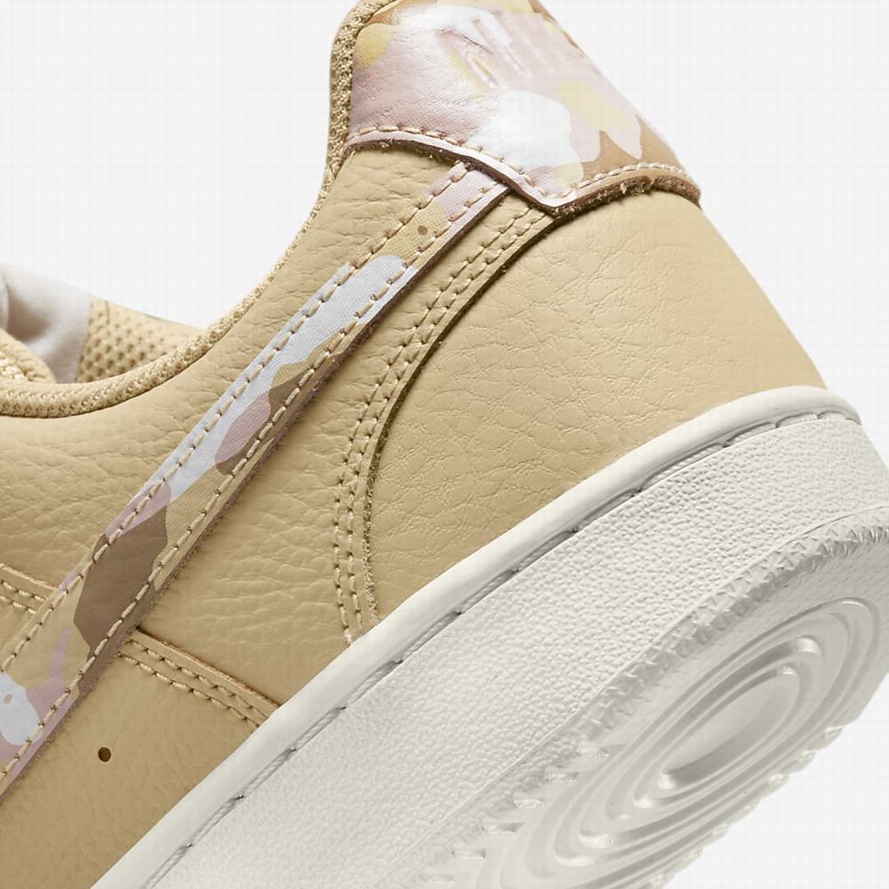 Nike Court Vision Low Női Utcai Cipő Barna Rózsaszín Színes | NI9075-K74
