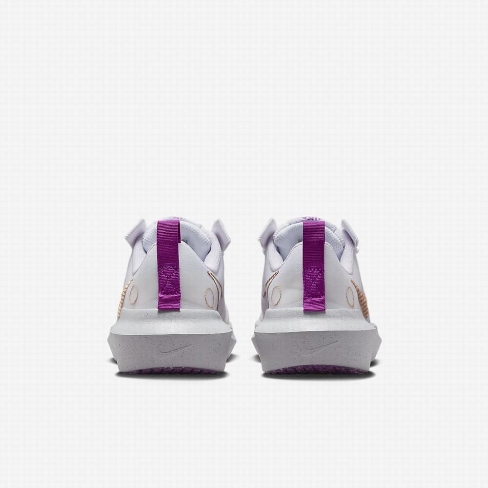Nike Crater Impact Gyerek Utcai Cipő Fehér Lila Metal Réz | NI2107-B56