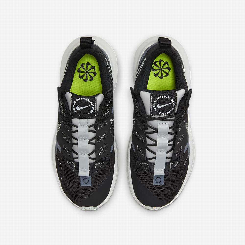 Nike Crater Impact Gyerek Utcai Cipő Fekete Szürke Zöld | NI7098-U90