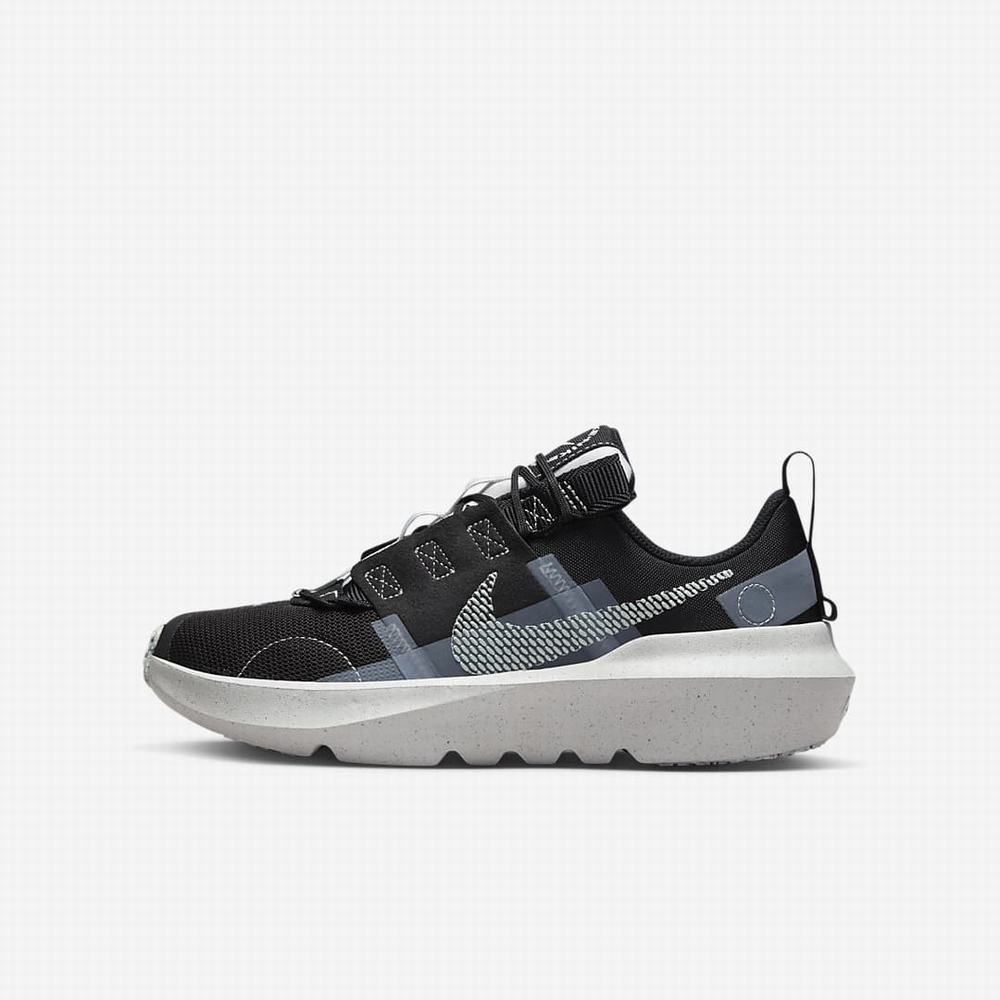 Nike Crater Impact Gyerek Utcai Cipő Fekete Szürke Zöld | NI7098-U90