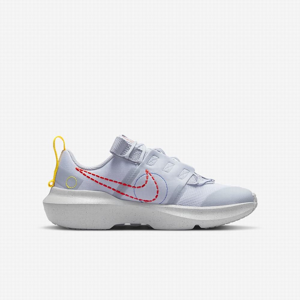 Nike Crater Impact Gyerek Utcai Cipő Szürke Szürke Narancssárga Királykék | NI8674-Z40