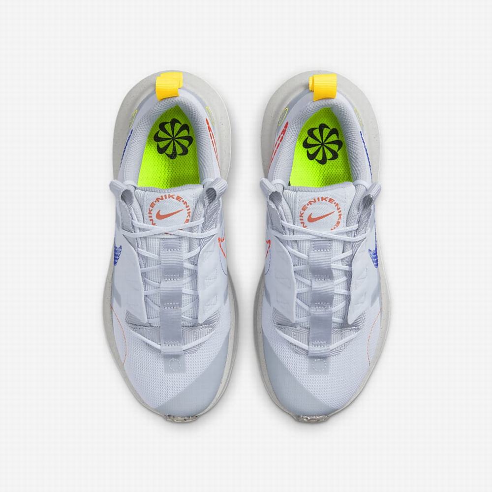 Nike Crater Impact Gyerek Utcai Cipő Szürke Szürke Narancssárga Királykék | NI8674-Z40