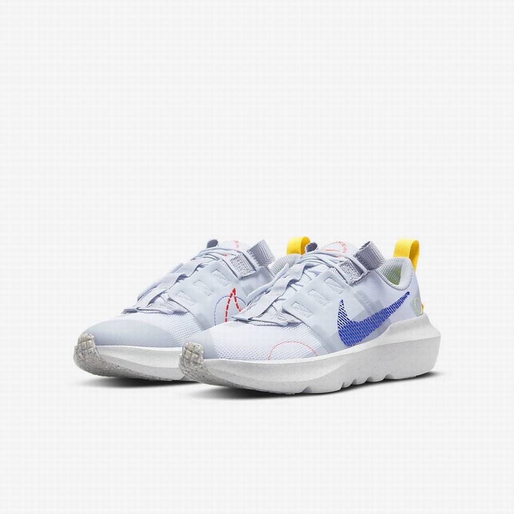 Nike Crater Impact Gyerek Utcai Cipő Szürke Szürke Narancssárga Királykék | NI8674-Z40