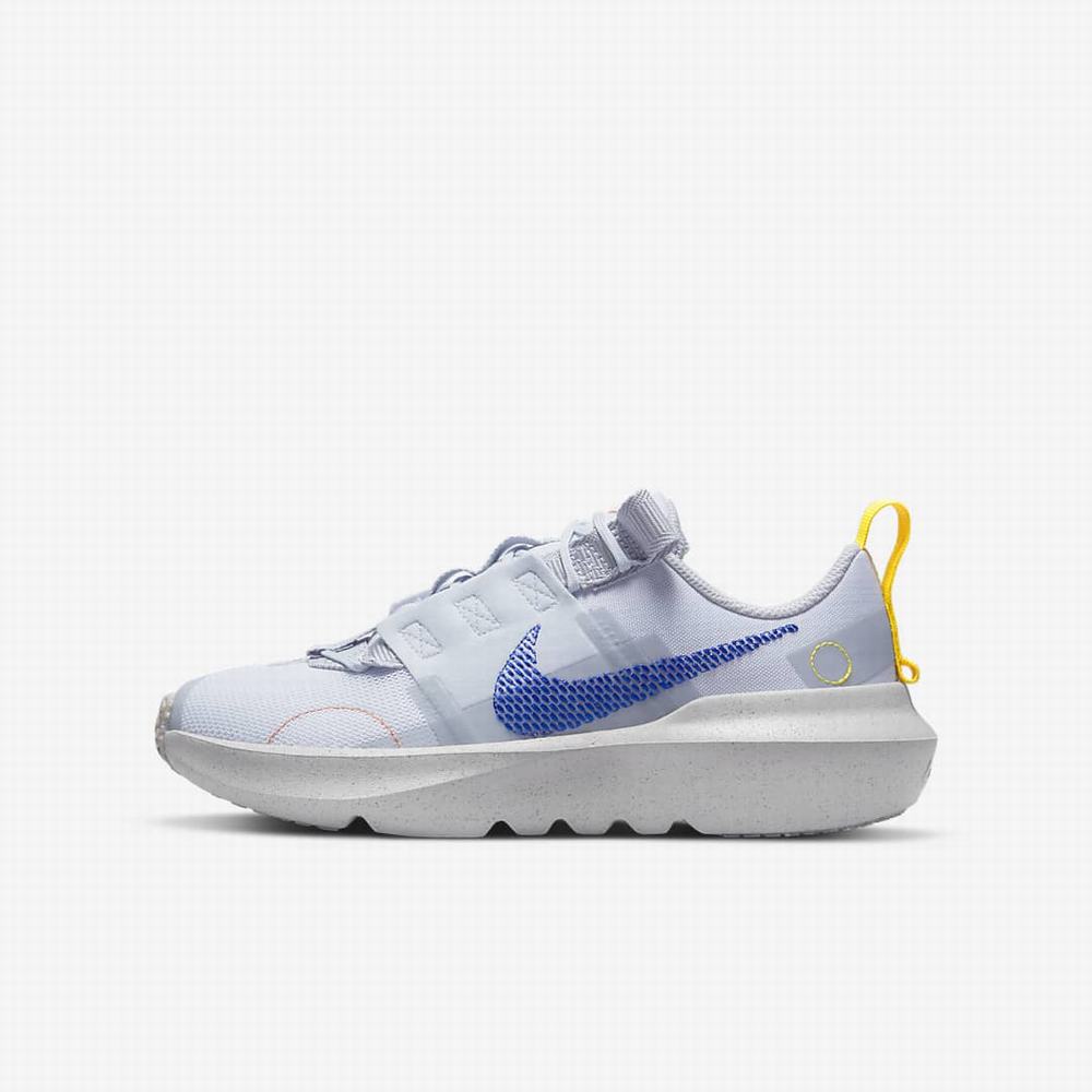 Nike Crater Impact Gyerek Utcai Cipő Szürke Szürke Narancssárga Királykék | NI8674-Z40