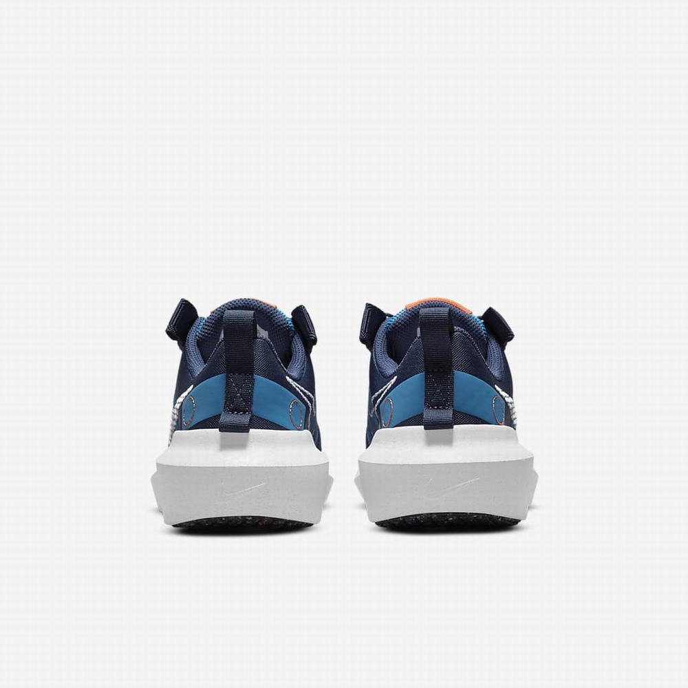 Nike Crater Impact Gyerek Utcai Cipő Sötétkék Narancssárga Királykék Fehér | NI5697-P35