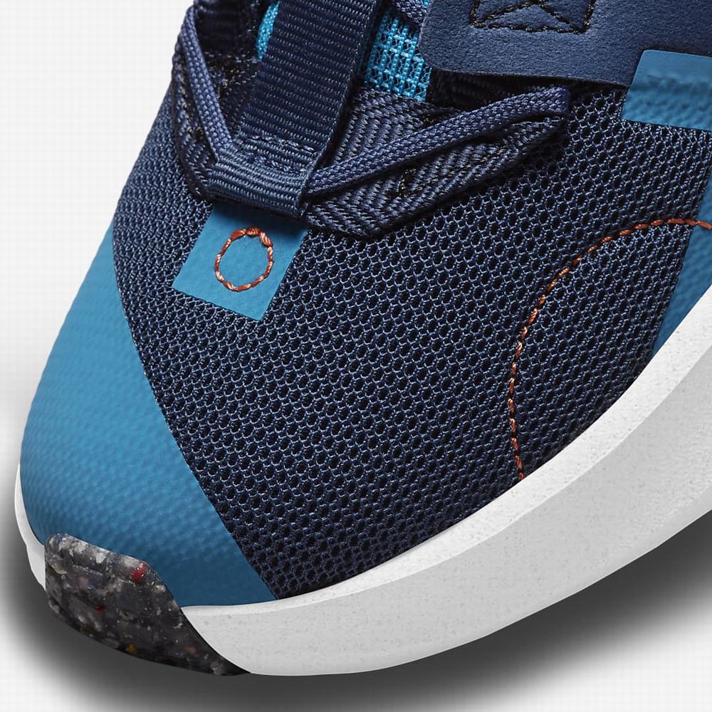 Nike Crater Impact Gyerek Utcai Cipő Sötétkék Narancssárga Királykék Fehér | NI5697-P35