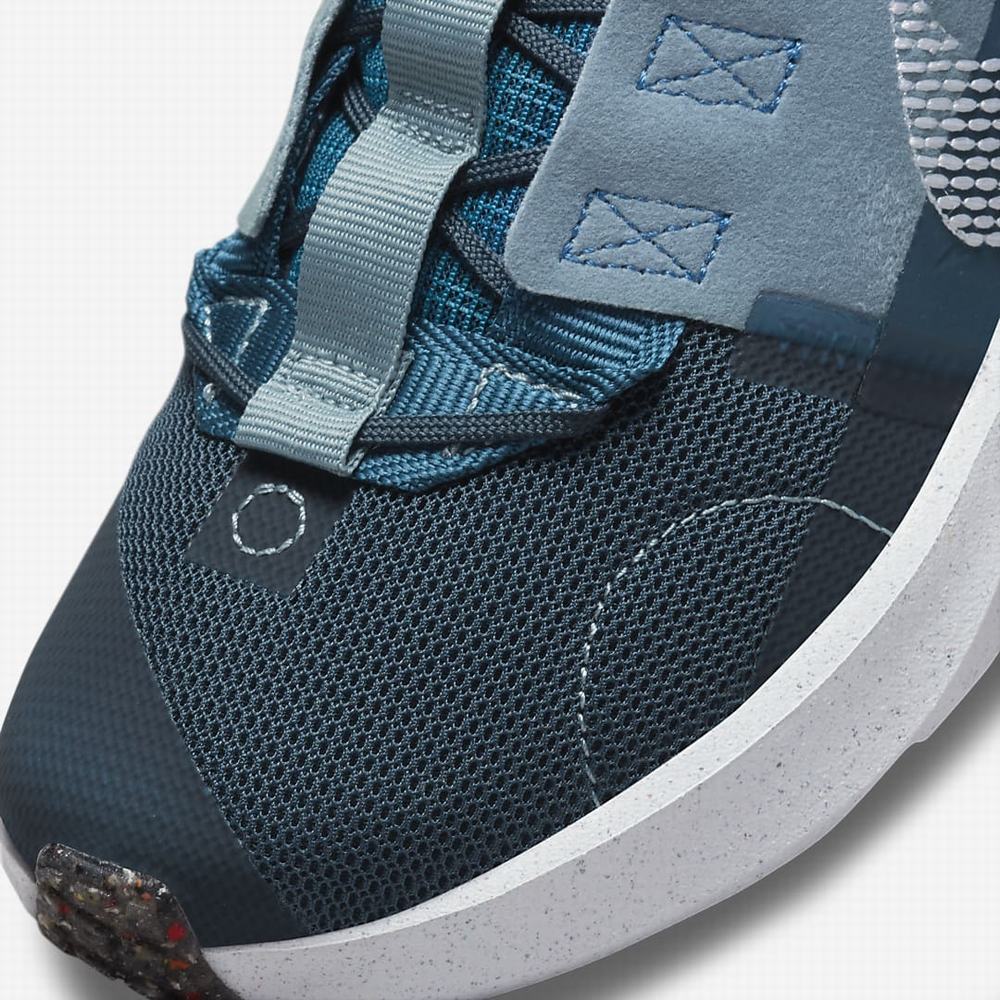 Nike Crater Impact Gyerek Utcai Cipő Sötétkék Szürke Fehér | NI6503-C57