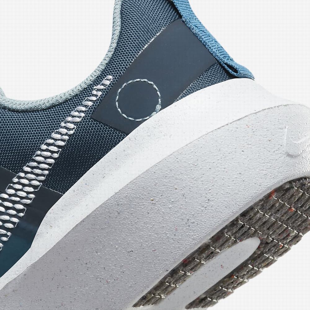 Nike Crater Impact Gyerek Utcai Cipő Sötétkék Szürke Fehér | NI6503-C57