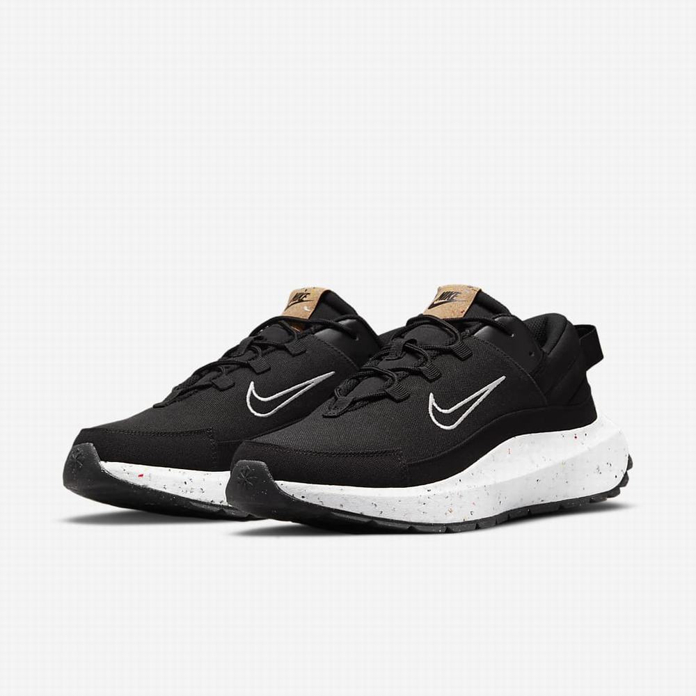 Nike Crater Remixa Férfi Utcai Cipő Fekete Sötétszürke Fehér | NI8532-E31