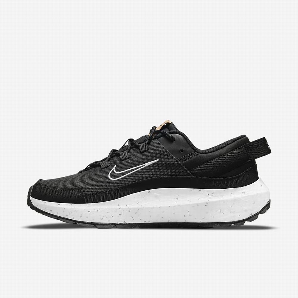 Nike Crater Remixa Női Utcai Cipő Fekete Sötétszürke Fehér | NI8137-H32