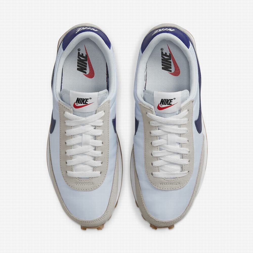 Nike Daybreak Női Utcai Cipő Platina Fehér Világos Barna Királykék | NI7984-Z18
