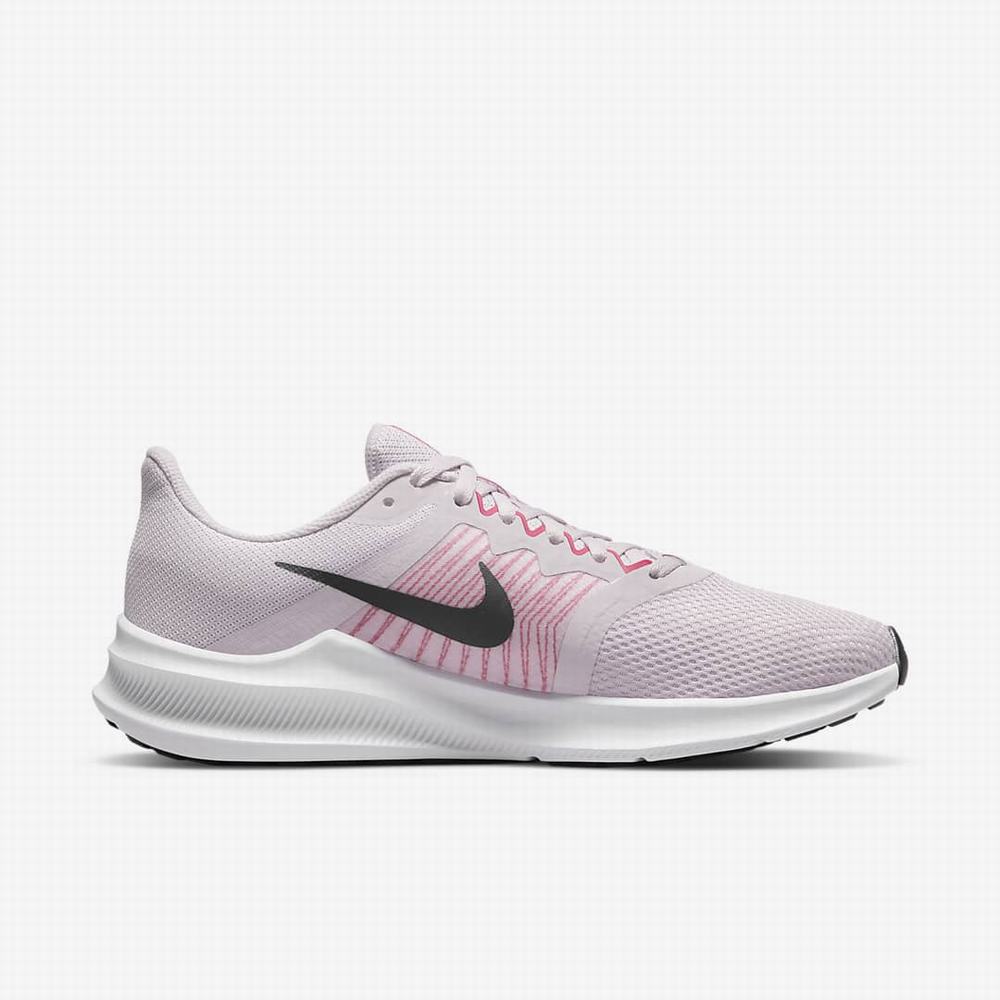 Nike Downshifter 11 Női Futócipő Rózsaszín Fehér Fekete Kék | NI7132-X26