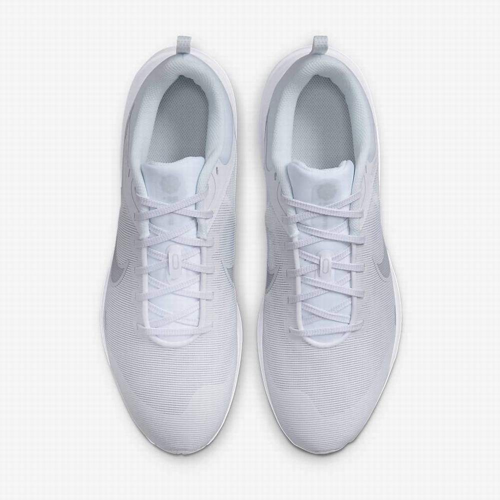 Nike Downshifter 12 Férfi Futócipő Fehér Platina | NI0847-K67