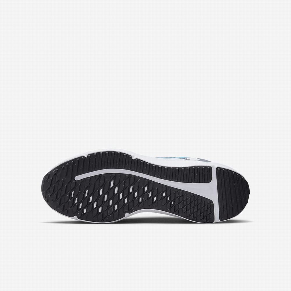 Nike Downshifter 12 Gyerek Futócipő Fehér Szürke Fekete Kék | NI4780-H43