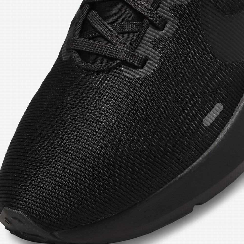 Nike Downshifter 12 Női Futócipő Fekete Sötétszürke Szürke Fekete | NI8374-Z59