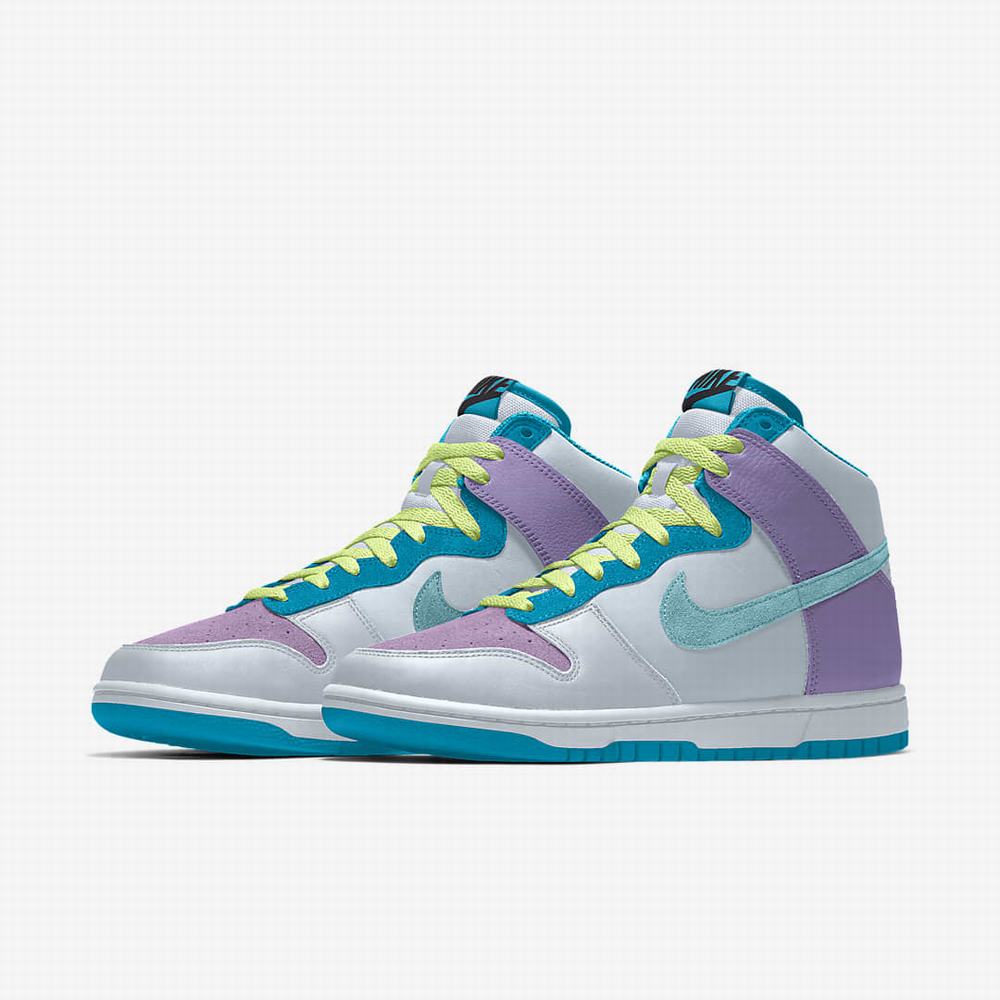 Nike Dunk High By You Női Magasszárú Cipő Színes | NI1502-H69