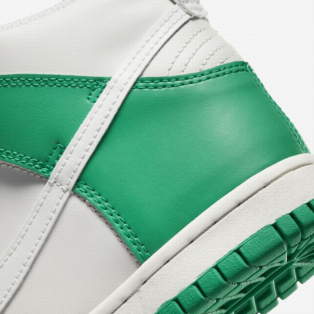 Nike Dunk High Gyerek Magasszárú Cipő Bézs Zöld Fekete | NI6418-E30