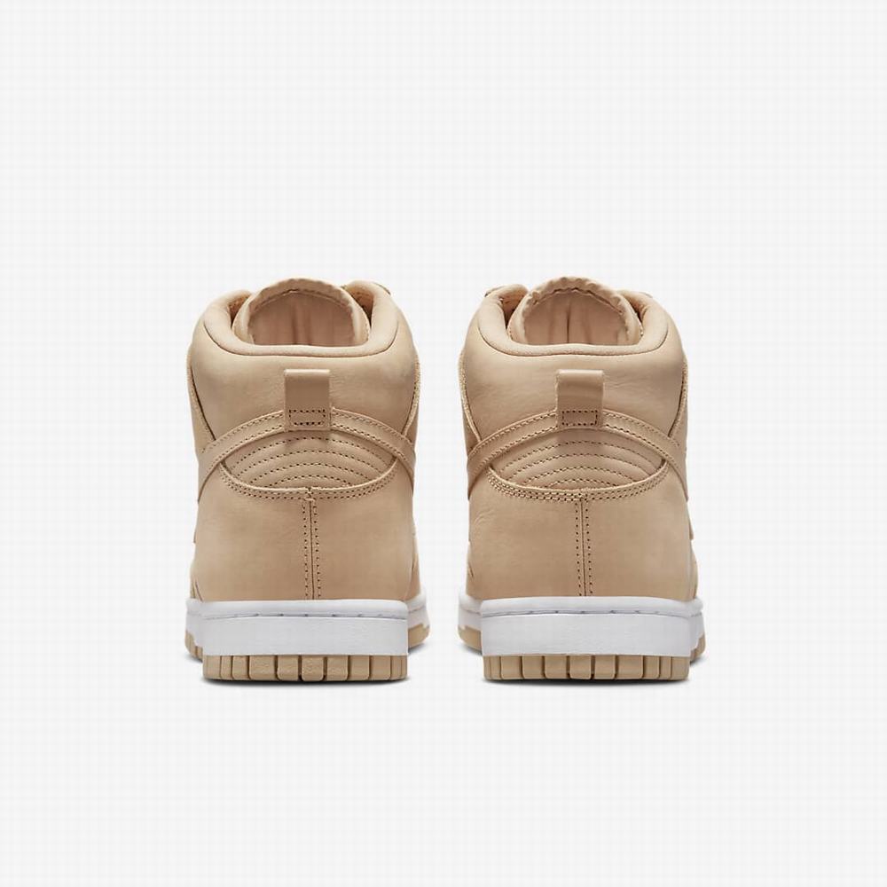 Nike Dunk High Premium Női Magasszárú Cipő Barna Fehér Barna | NI3867-X35