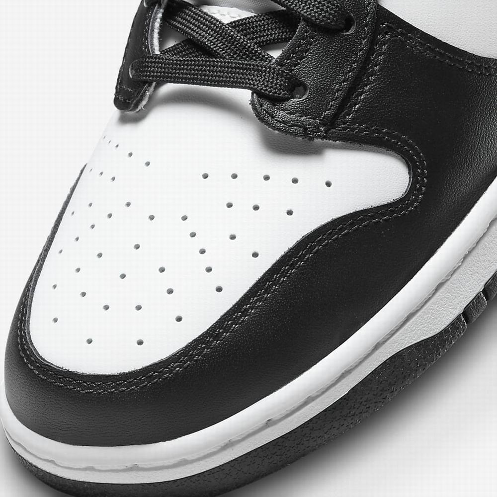 Nike Dunk High Retro Férfi Magasszárú Cipő Fehér Narancssárga Fekete | NI3916-B36