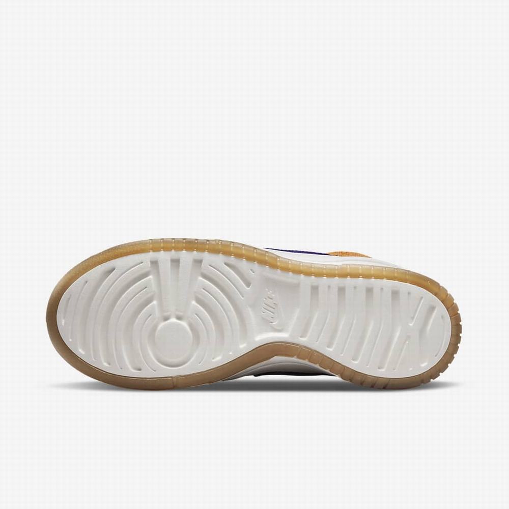 Nike Dunk High Up Premium Női Magasszárú Cipő Bézs Lila | NI1934-W32